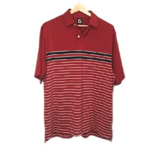 Mens FootJoy Striped Golf Shirt sz XL Polo